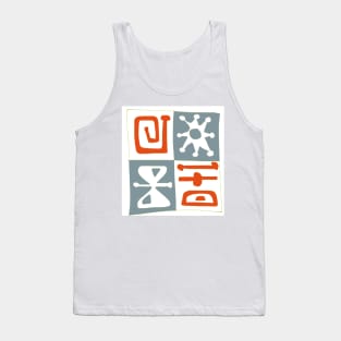 Shapes and colours with a 1950’s influence Tank Top